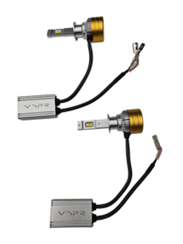 VYPR LED V3X SERIES H1 BULBS - SELECTABLE KELVIN COLORS - 3000K, 4300K, 6000K