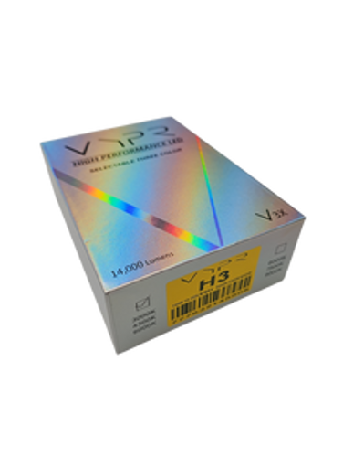 VYPR LED V3X SERIES H3 BULBS - SELECTABLE KELVIN COLORS - 3000K, 4300K, 6000K