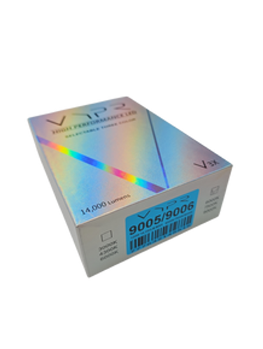 VYPR LED V3X SERIES 9005/9006/H10 BULBS - SELECTABLE KELVIN COLORS - 6000K, 7500K, 9000K