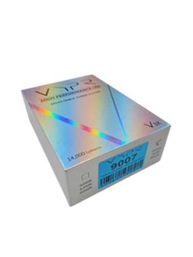 VYPR LED V3X SERIES 9007 BULBS - SELECTABLE KELVIN COLORS - 6000K, 7500K, 9000K