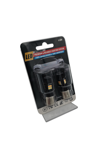 VYPR LED - 1157 AMBER / WHITE SWITCH BACK LED BULBS - PAIR