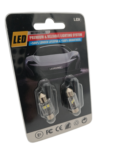 VYPR LED - 31MM WHITE FESTOON CANBUS BULBS - PAIR