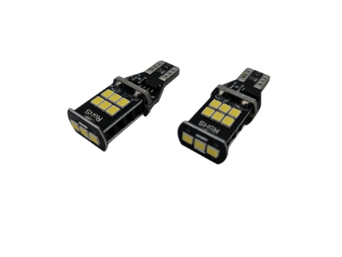 VYPR LED T15 WHITE 15 SMD LED BULBS - CANBUS - PAIR