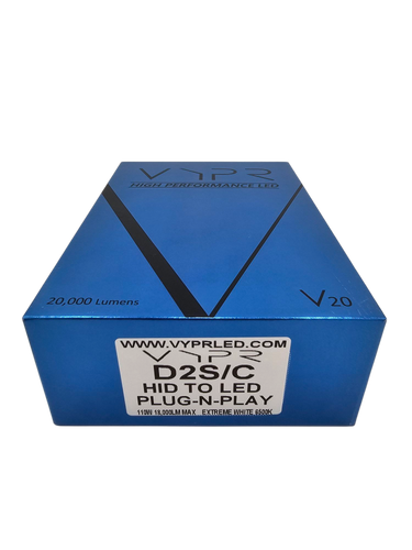 VYPR V20 SERIES 20K D2 PLUG-N-PLAY HID TO  LED BULBS - MUST USE FACTORY HID BALLASTS