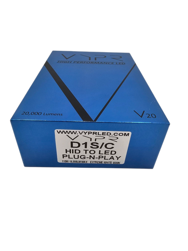 VYPR V20 SERIES 20K D1 PLUG-N-PLAY HID TO  LED BULBS - MUST USE FACTORY HID BALLASTS