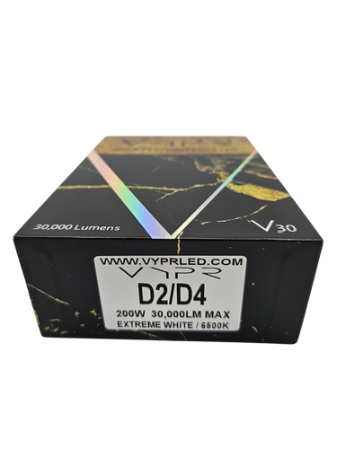 VYPR LED V30 SERIES D2 / D4 BULBS - 30,000 LUMENS (OFF ROAD USE ONLY)