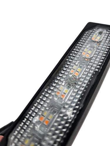 VYPR LED HIGH OUTPUT LED STROBE KIT - EIGHT 6" WHITE / AMBER LED STROBE LIGHTS WITH HARNESS AND CONTROLLER