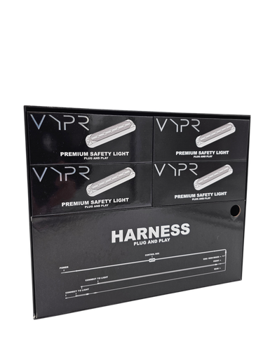 VYPR LED HIGH OUTPUT LED STROBE KIT - EIGHT 6" AMBER LED STROBE LIGHTS WITH HARNESS AND CONTROLLER