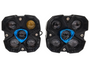 VYPR EXTREME OFFROAD 4" WHITE LASER SPOT LIGHT & AMBER FLOOD COMBO HIGH INTENSITY LED LIGHTS WITH AMBER DRL FUNCTION & RELAY AND HARNESS