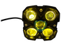 VYPR EXTREME OFFROAD 4" WHITE LASER SPOT LIGHT & AMBER FLOOD COMBO HIGH INTENSITY LED LIGHTS WITH AMBER DRL FUNCTION & RELAY AND HARNESS