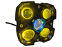 VYPR EXTREME OFFROAD 4" WHITE LASER SPOT LIGHT & AMBER FLOOD COMBO HIGH INTENSITY LED LIGHTS WITH AMBER DRL FUNCTION & RELAY AND HARNESS