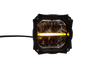 VYPR EXTREME OFFROAD 3" FLOOD HIGH INTENSITY LED LIGHTS WITH AMBER DRL FUNCTION &  RELAY AND HARNESS