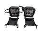 VYPR EXTREME OFFROAD 3" FLOOD HIGH INTENSITY LED LIGHTS WITH AMBER DRL FUNCTION &  RELAY AND HARNESS