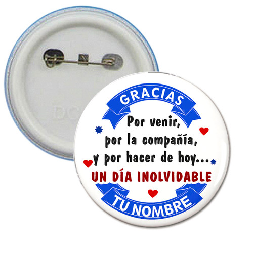 Chapa 58mm 'Gracias por venir'