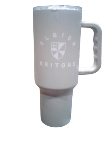 Stainless Steel 40oz Tumbler Cream/Grey