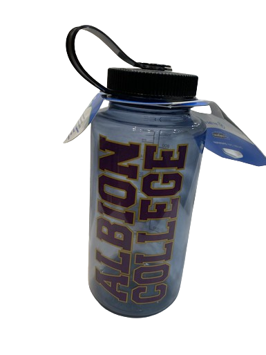 32oz Blue Albion College Water Bottle