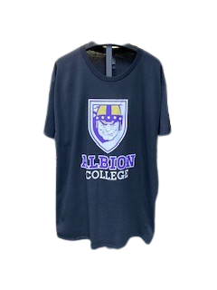 T-Shirt "Albion College with Briton Shield" Black