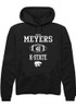 Gavin Meyers Rally Mens Black K-State Wildcats NIL Sport Icon Hooded Sweatshirt