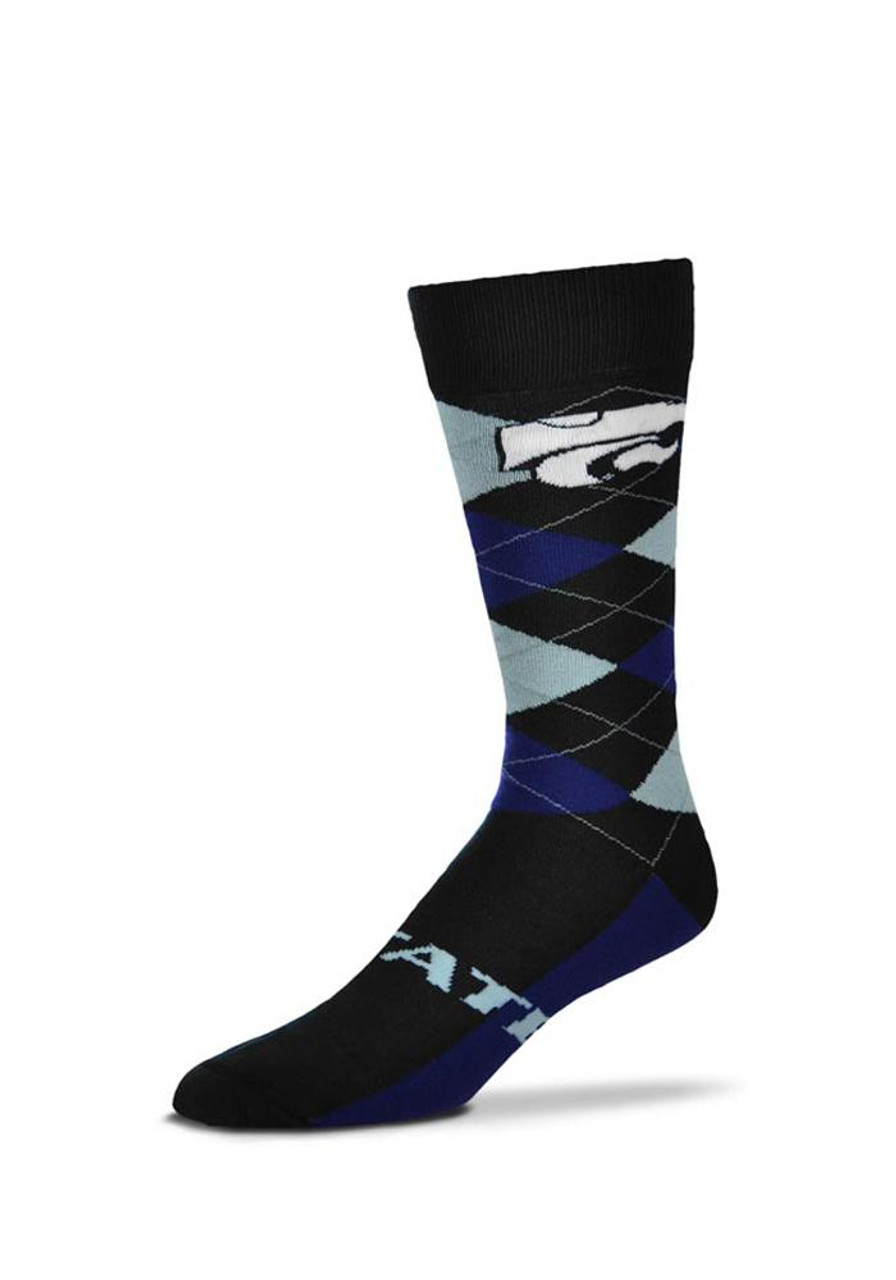 Horizontal Big K-State Wildcats Mens Argyle Socks - Rally House - Sandbox