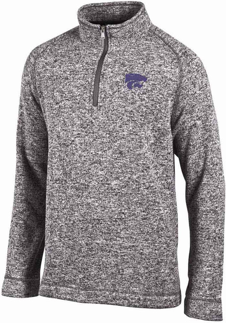 Mens K-State Wildcats Grey Champion Arctic 1/4 Zip Pullover