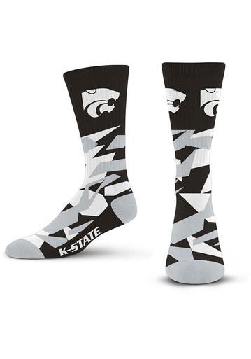 Shattered Camo K-State Wildcats Mens Crew Socks - Rally House - Sandbox