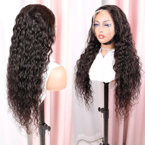 Water Wave Transparent 13x4 Wig