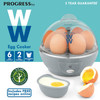 WW Electric Egg Cooker with Weight Watchers Feel Good Food Recipe Book, 430 W