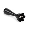Hand pressing turbo button on black Progress hand blender
