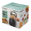 Progress compact deep fat fryer retail box, featuring image of fryer and fried food