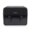 Black dual drawer air fryer, front view, with 'Progress' logo, unopened.