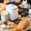 Progress Digital Bread Maker packaging showing white bread maker with viewing window.