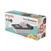 Progress 5 in 1 mandoline slicer in grey, boxed, showing prep options