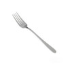 Stainless steel dinner fork with subtle geometric handle detail