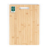 Rectangular bamboo chopping board with handle slot, FSC certified