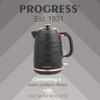 1.7L Jupiter Jug Kettle-  Black/Rose Gold