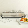 Portable Three Pan Food Warmer Buffet Server, 3 x 1.5 Litre Pans, 200 W