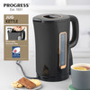 Black/Gold Electric Cordless Jug Kettle, 1.7 L Capacity