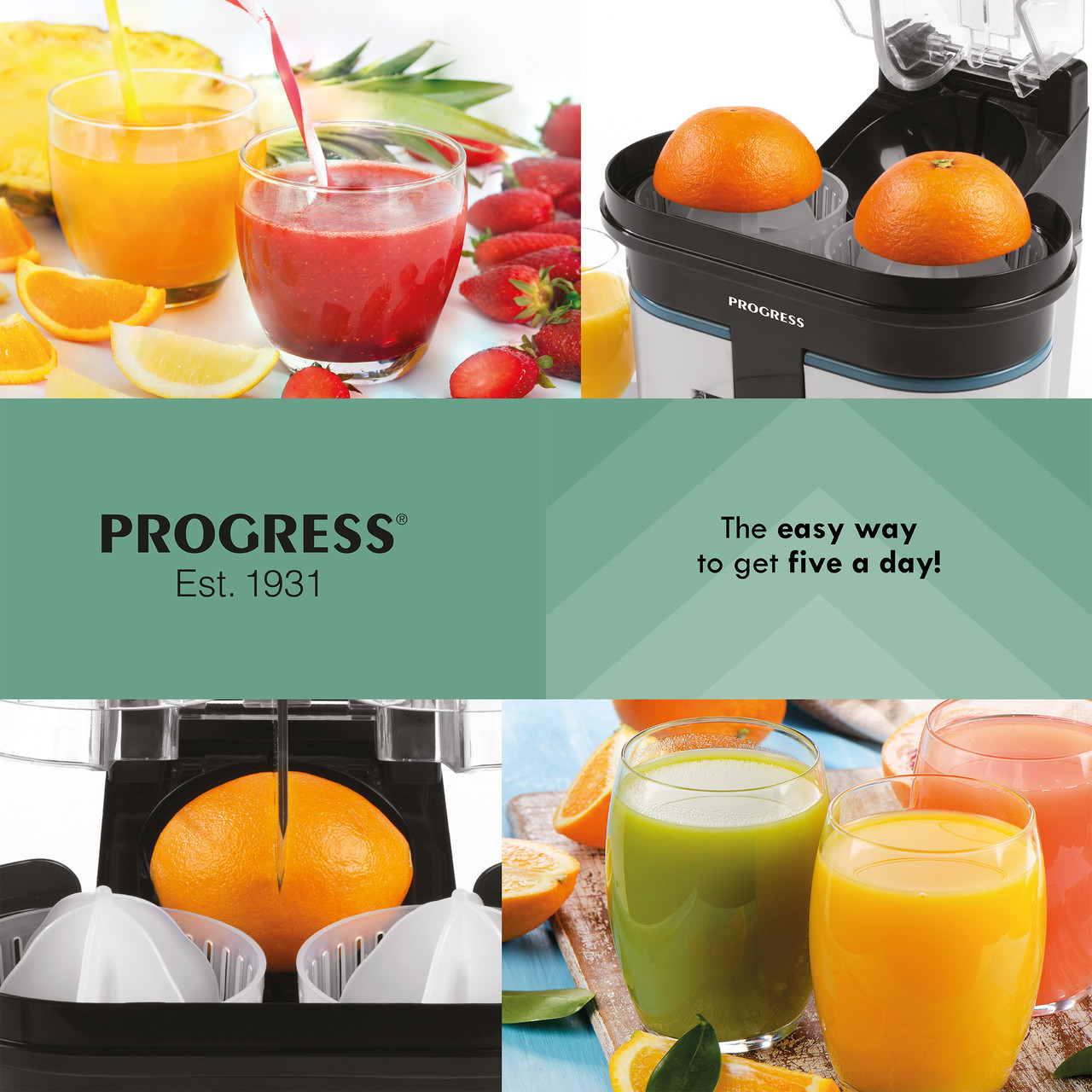 JUICER DUAL - Presse-agrumes électrique double 90W - Create