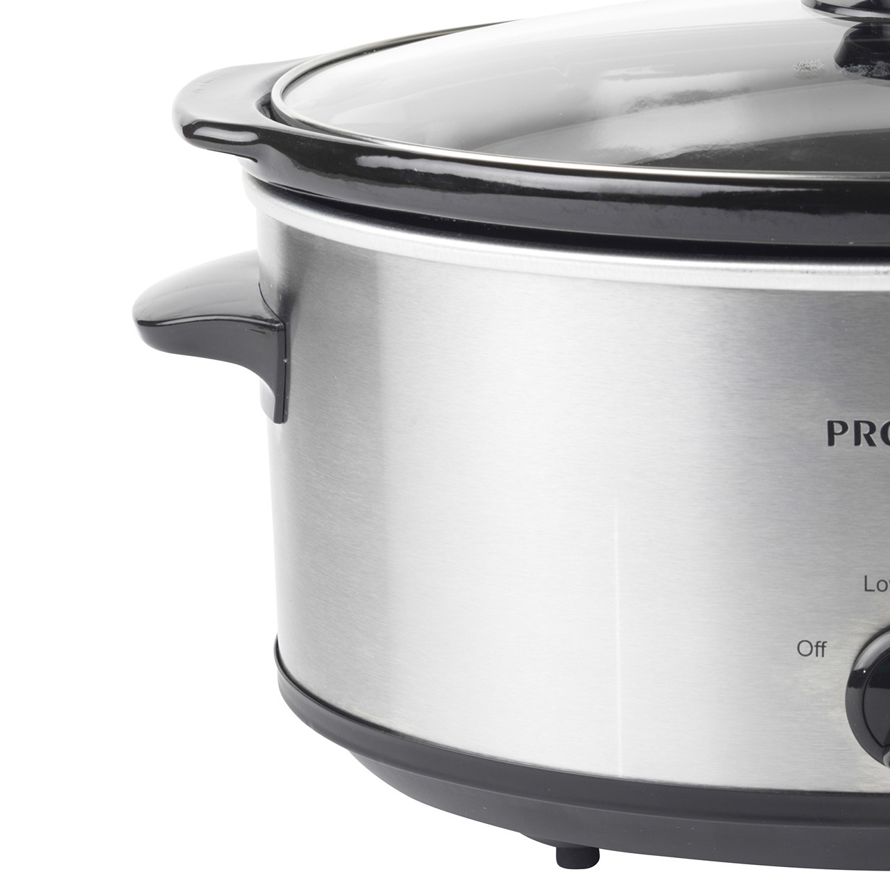 Kitchen Selectives 502PB Slow Cooker 5 Quart Oval Lid