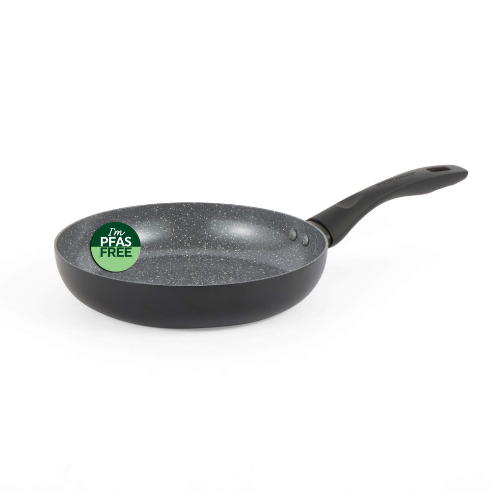Ceramic Marble Coated Cast Aluminium Non Stick Wok 28 cm (11 inches) - Online Marketplace
