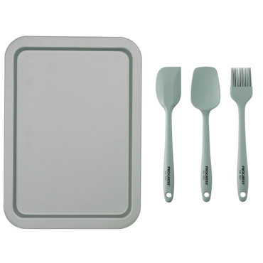 Go Bake Baking Tray & Mini Silicone Utensil Set