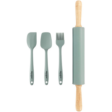 4-Piece Mini Silicone Baking Utensil Set, Lavender