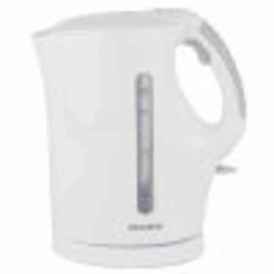 L Plastic Kettle with Soft Grip Handle, White Progress Cookshop