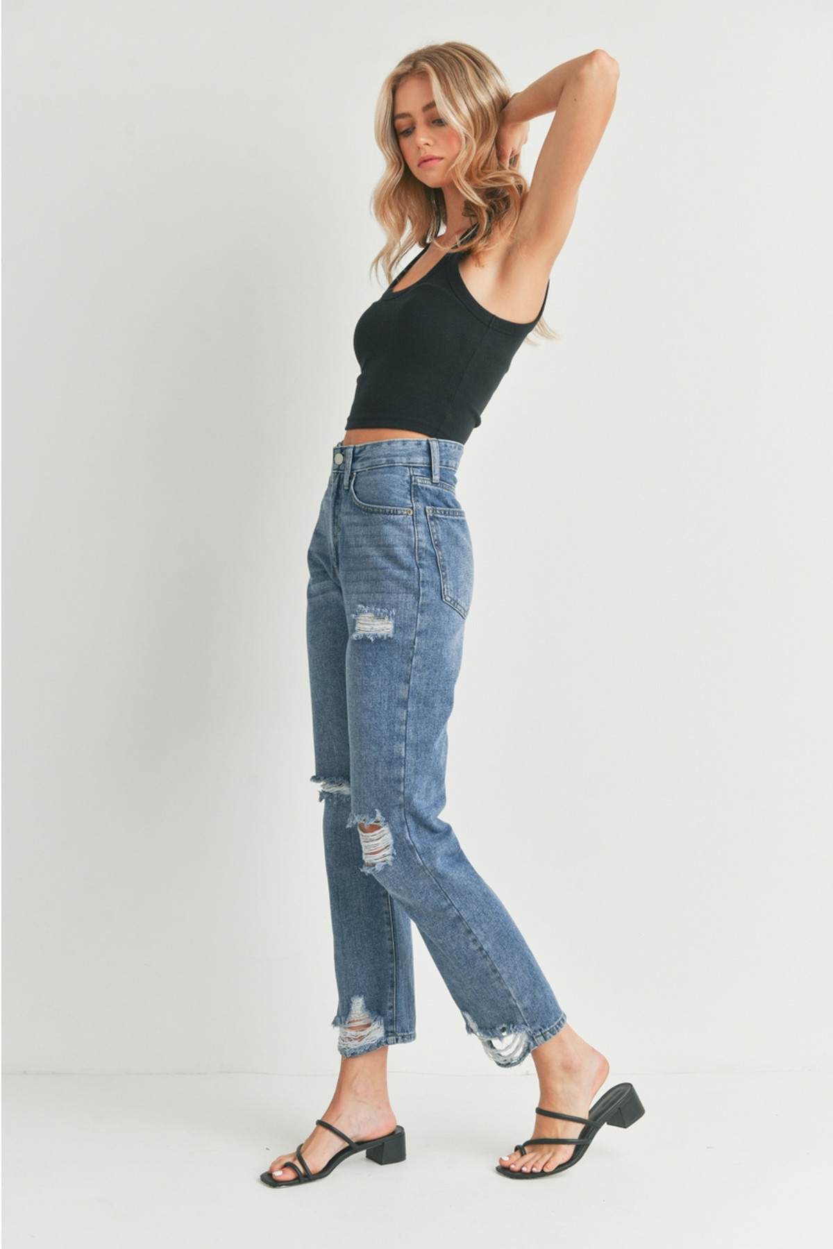 Peyton Denim Pants - 26 / Indigo