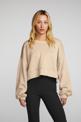 Zuma Cotton Pullover {Beige}