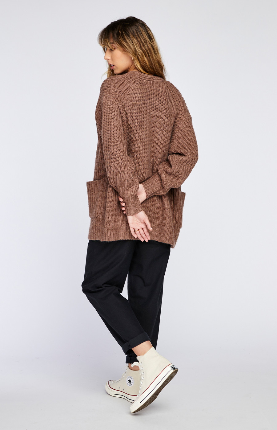 Miko Cardigan Sweater {Mocha}