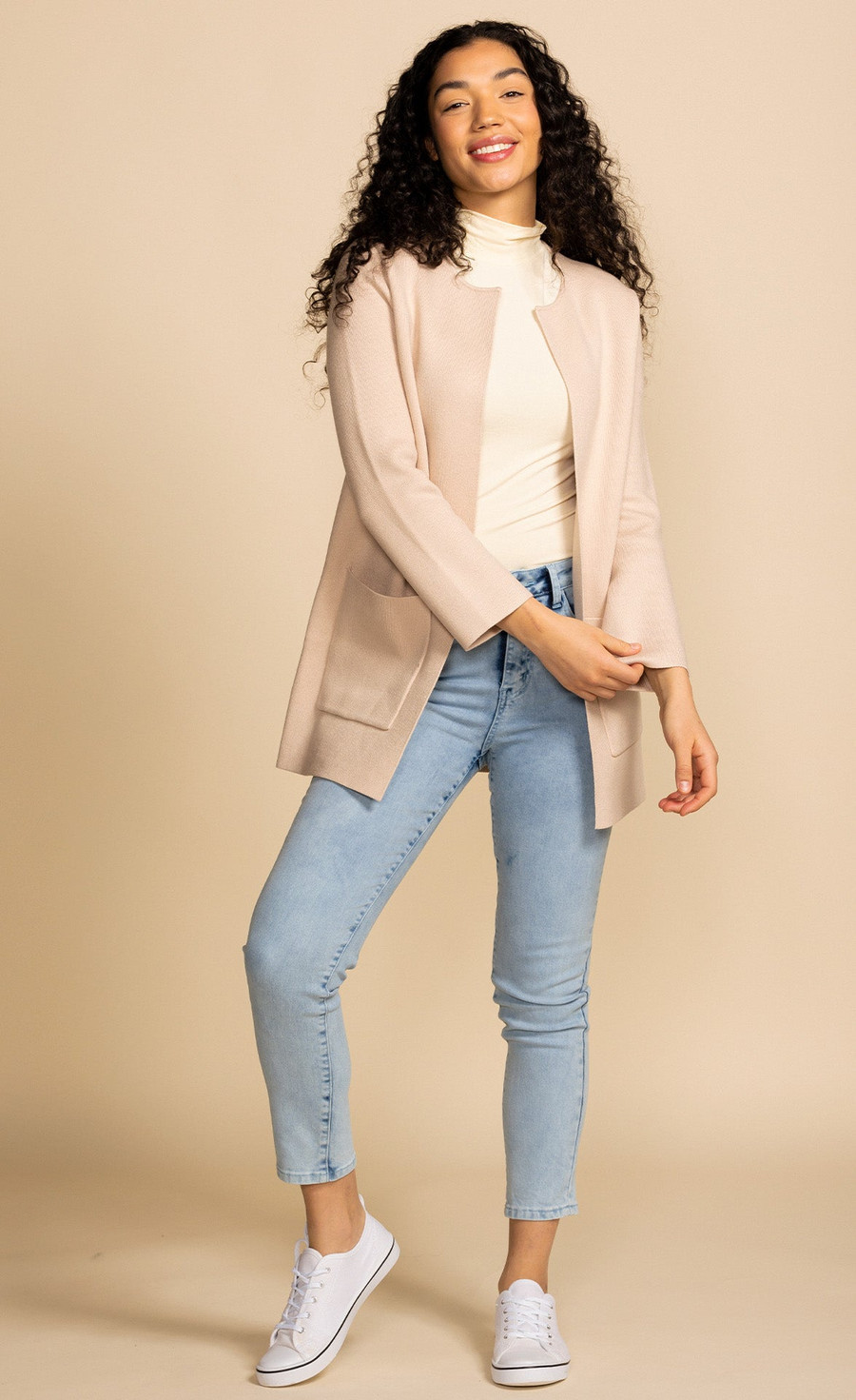 Moira Cardigan {Beige}