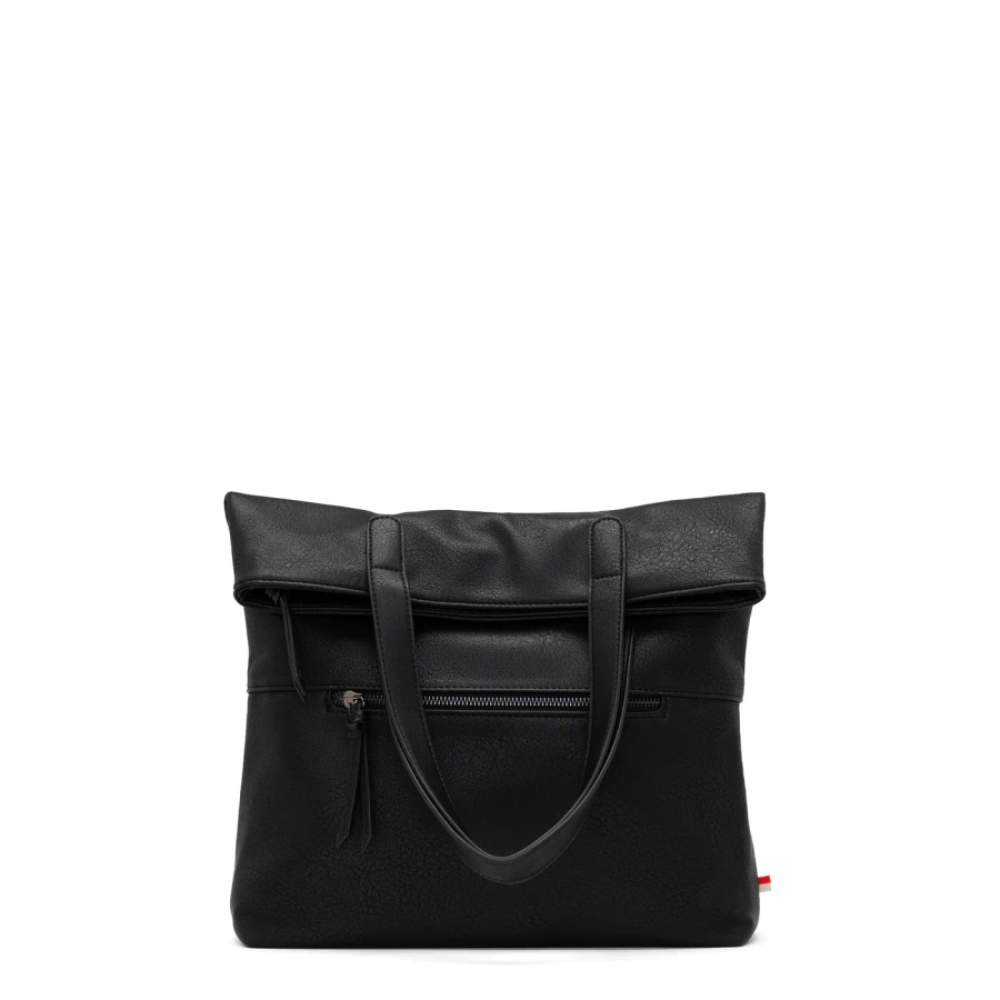 Laurence Convertible Tote {Black}