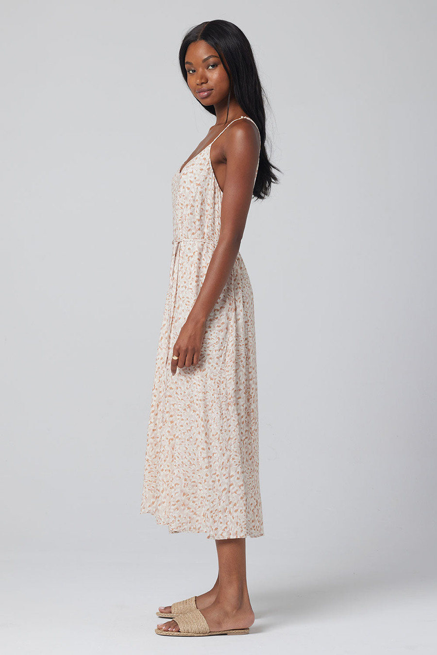 Abbie Midi Dress {Sand}