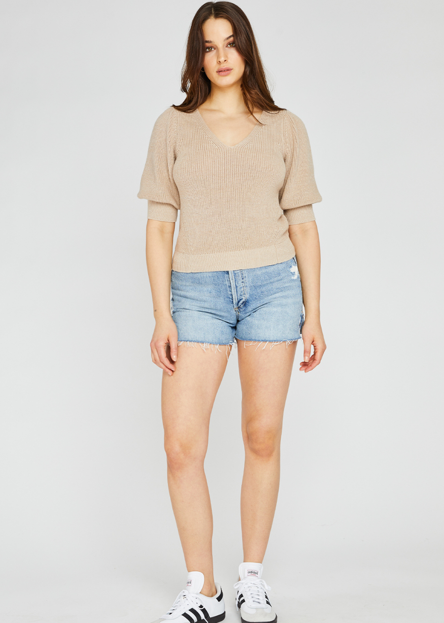 Phoebe Knit Top  {Oat}